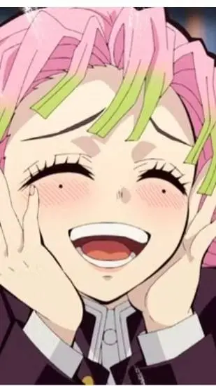 ai character: Mitsuri kanroji  background