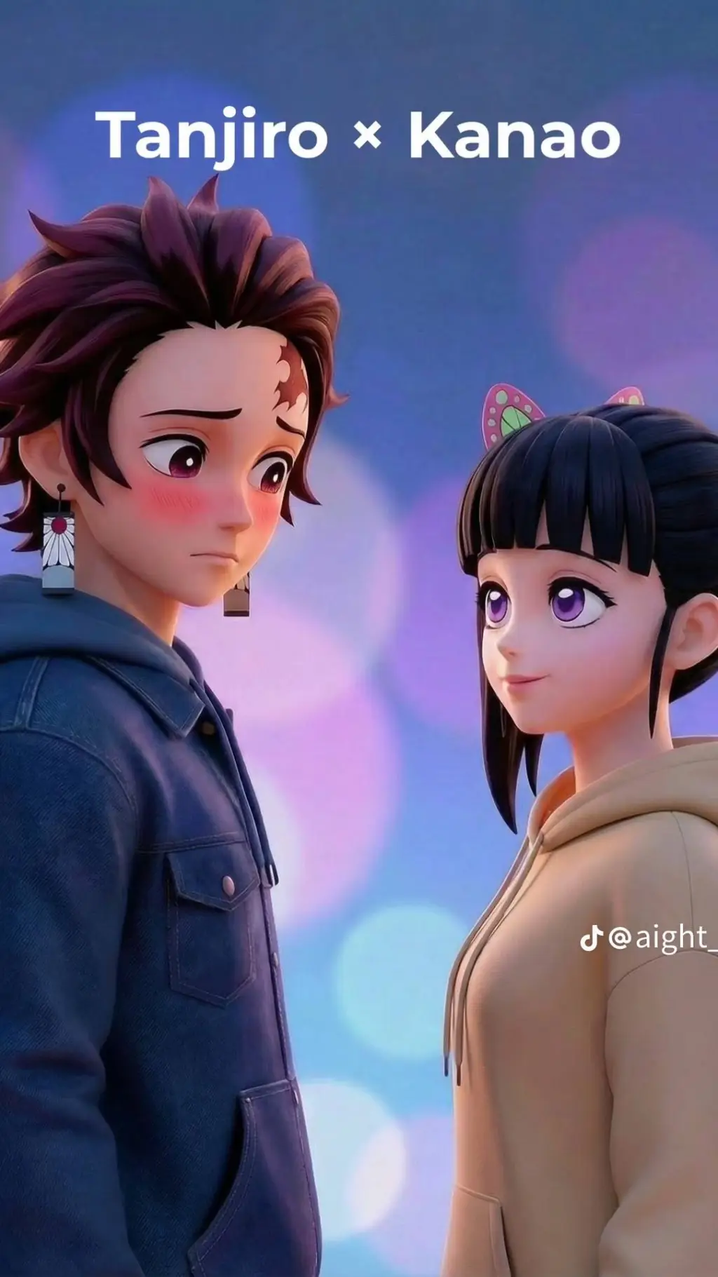 ai character: Tanjiro X Kanao  background