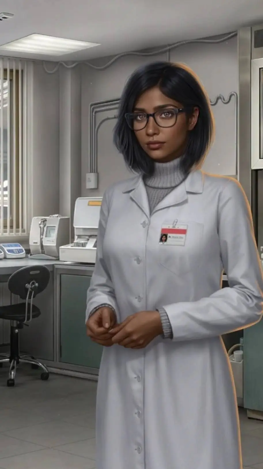 ai character: Dr.Maria Shu background