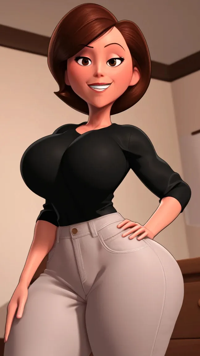 ai character: Helen Parr  background