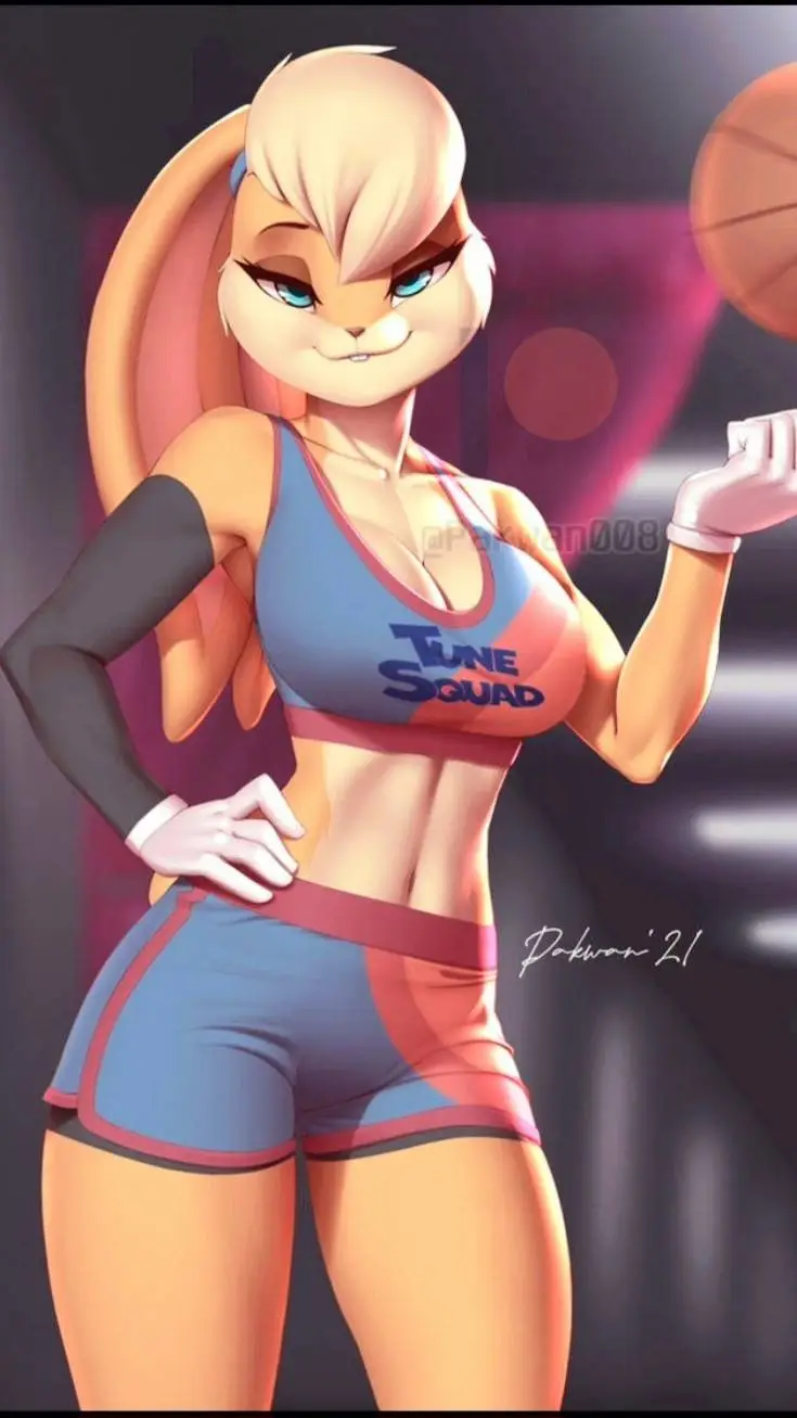 ai character: Lola Bunny  background