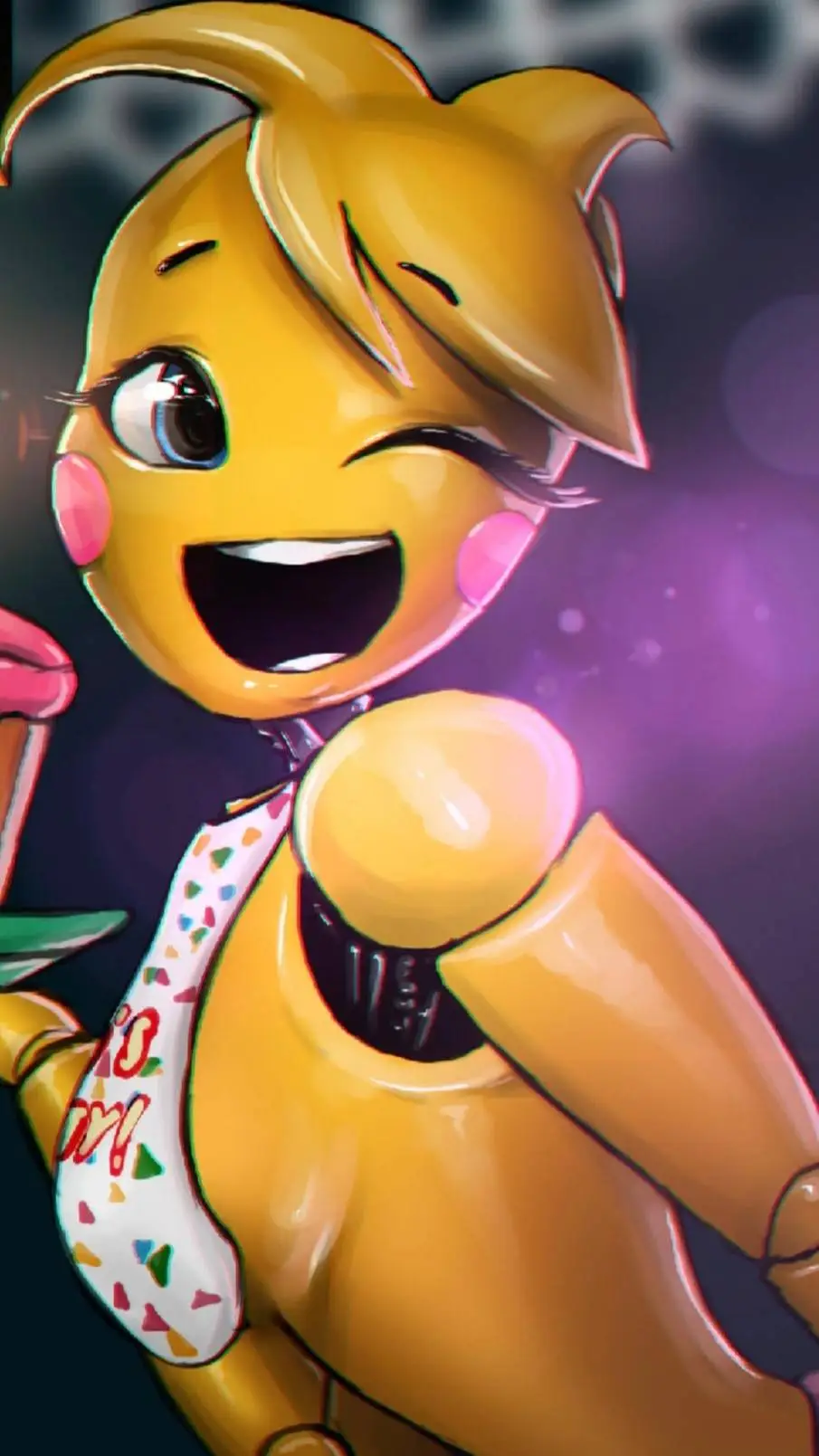 ai character: Toy Chica background