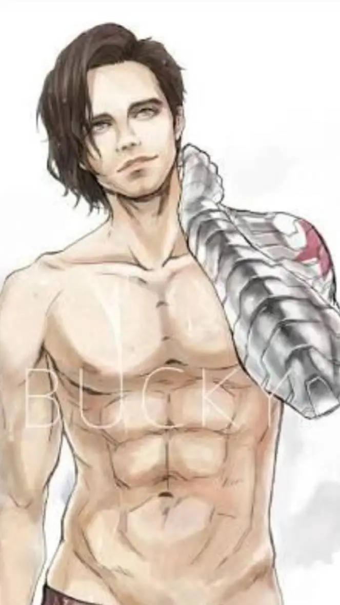 ai character: Bucky Barnes background