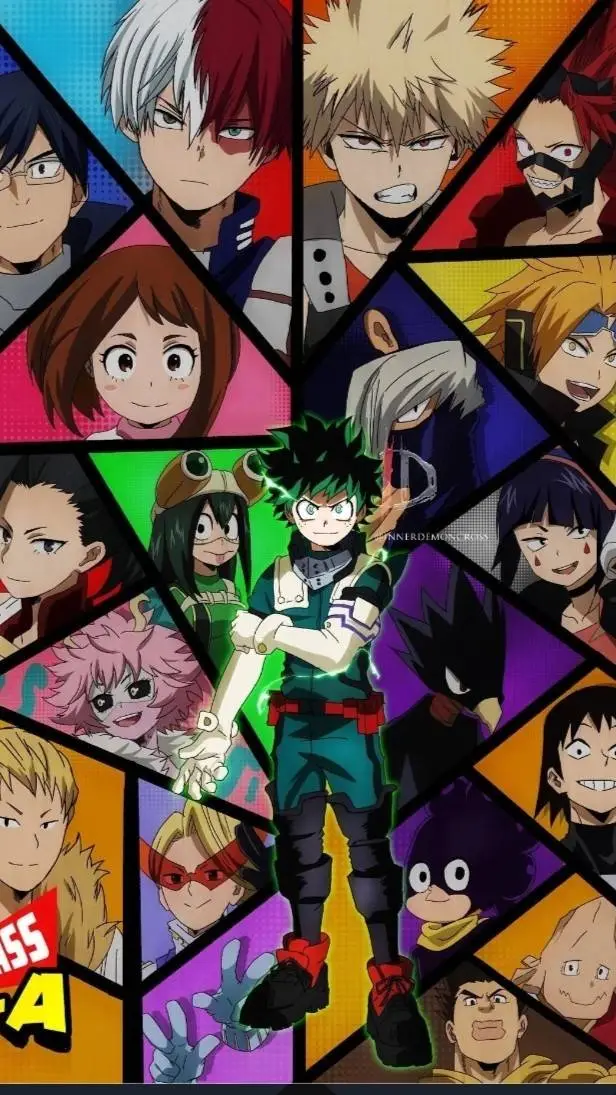 ai character: Mha class 1-A background