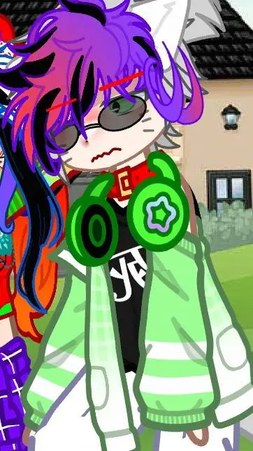 ai character: 💚Acenix💜 background