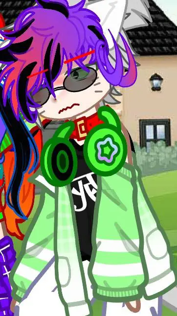 ai character: 💜Acenix💚 background