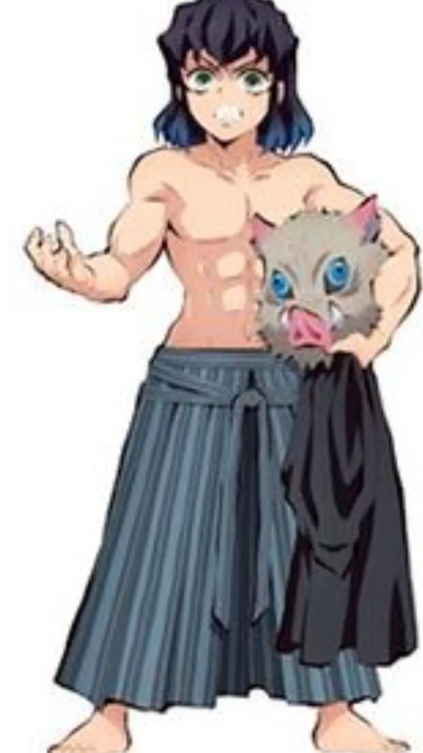ai character: Inosuke Hashibira  background