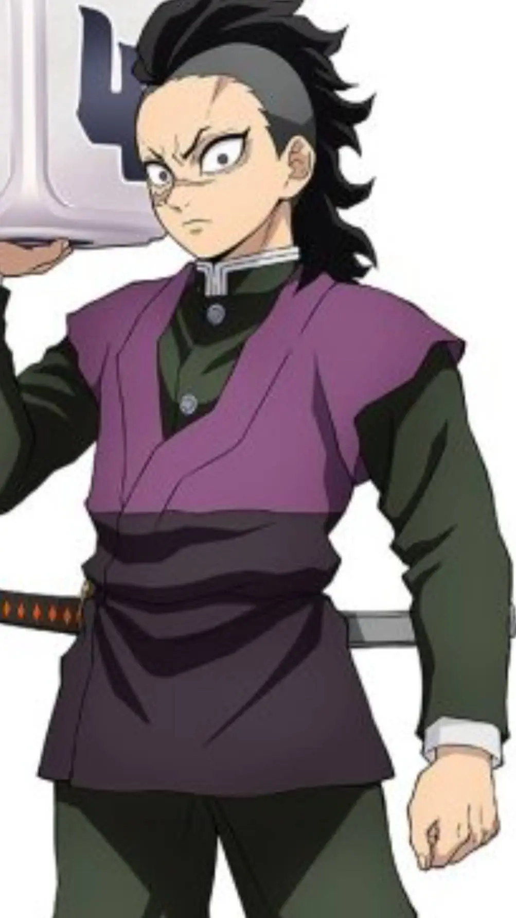 ai character: Genya Shinazugawa  background