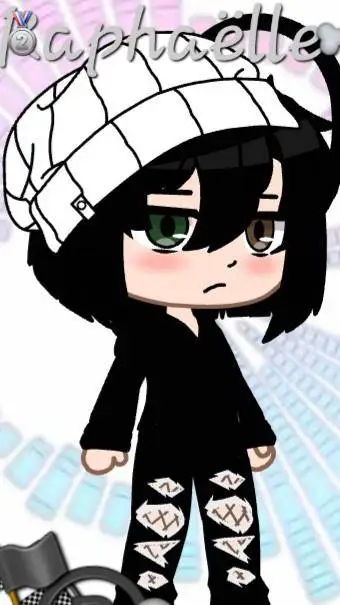 ai character: 🩶RAPHAËLLE🩶 background