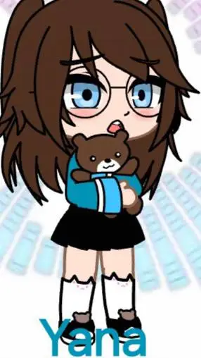 ai character: 💙YANA🩵 background
