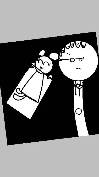 ai character: micey and cosmic background