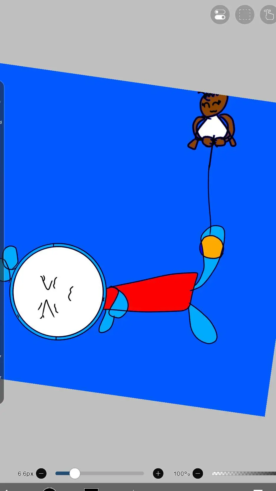 ai character: micey and cosmic  background