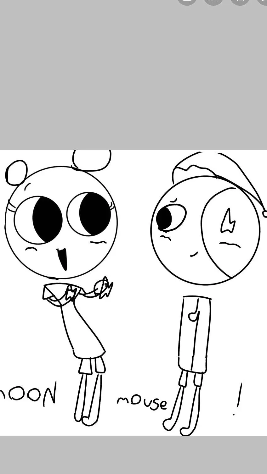 ai character: micey and astro  background