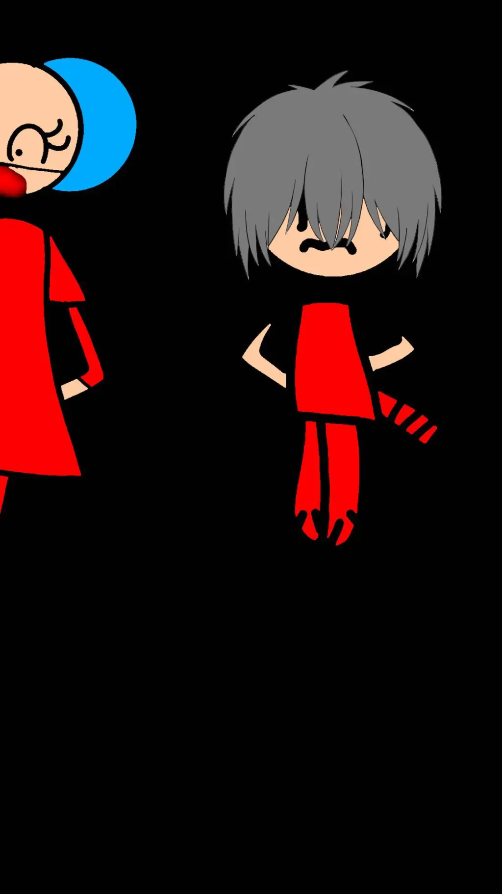 ai character: micey and pebble background
