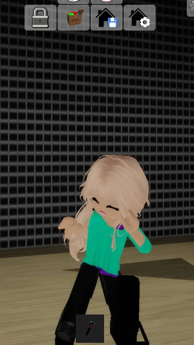 ai character: roblox Brookhaven  background
