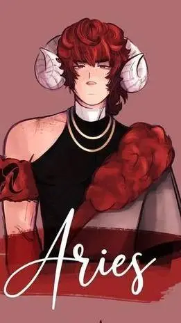 ai character: aries ♈ background