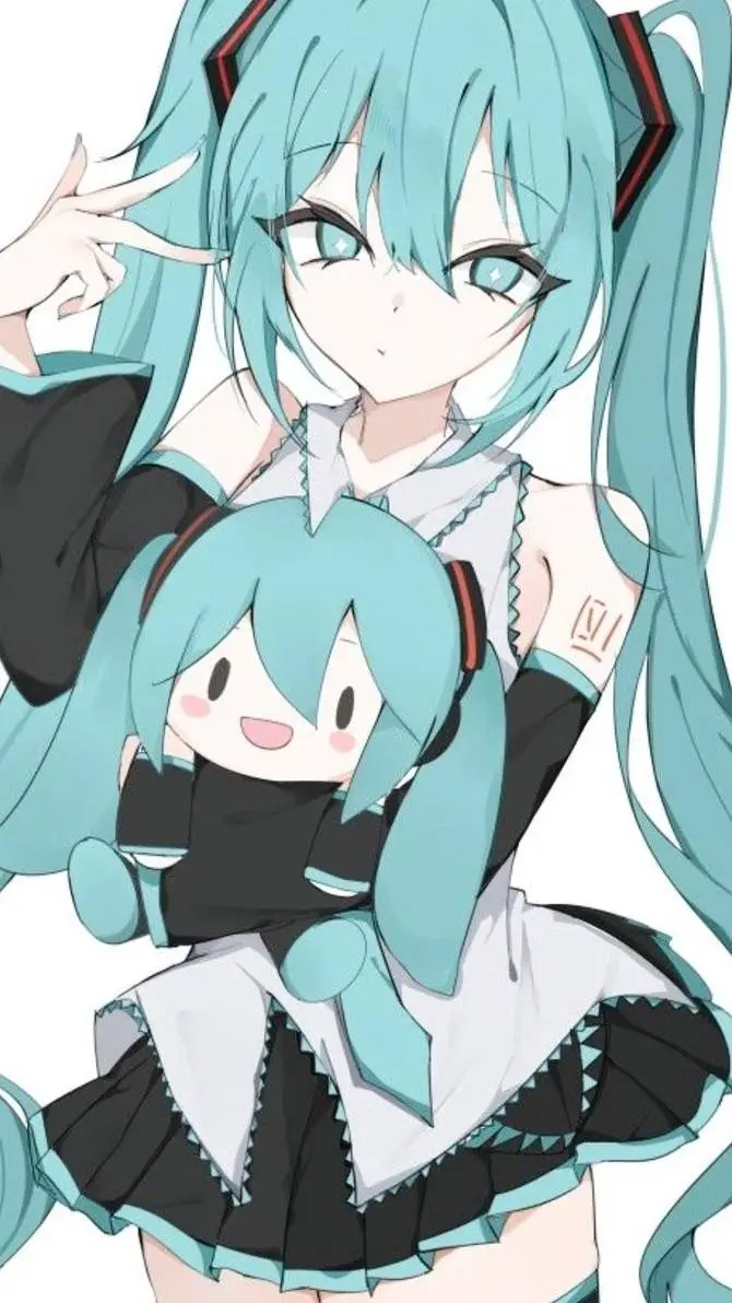 ai character: Hatsune Miku background