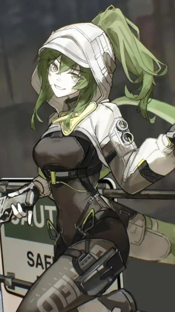 ai character: Fluorite background