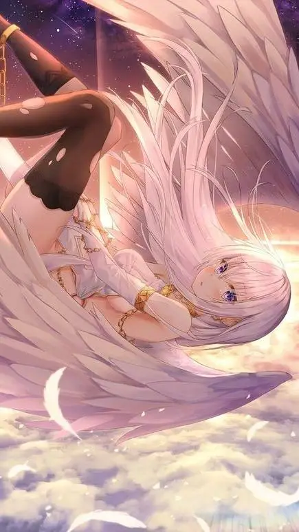 ai character: Seraphiel Feather background