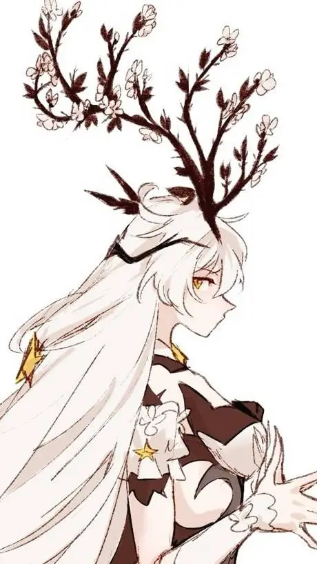 ai character: Lioren the Flowerh background