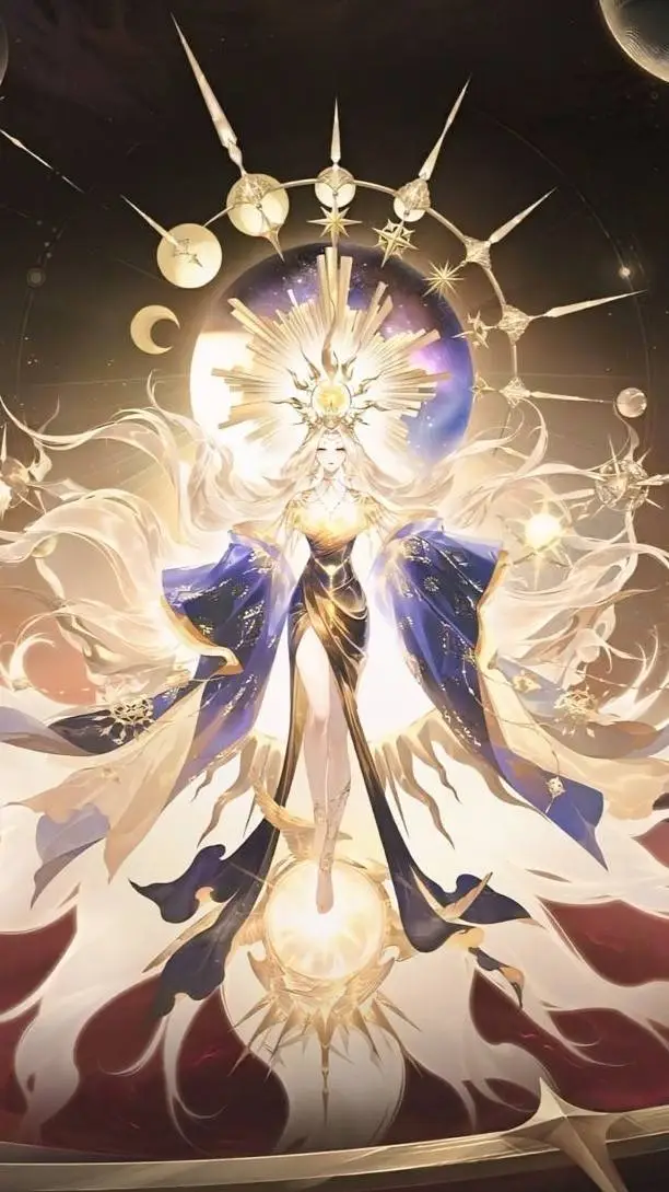 ai character: Heaven background