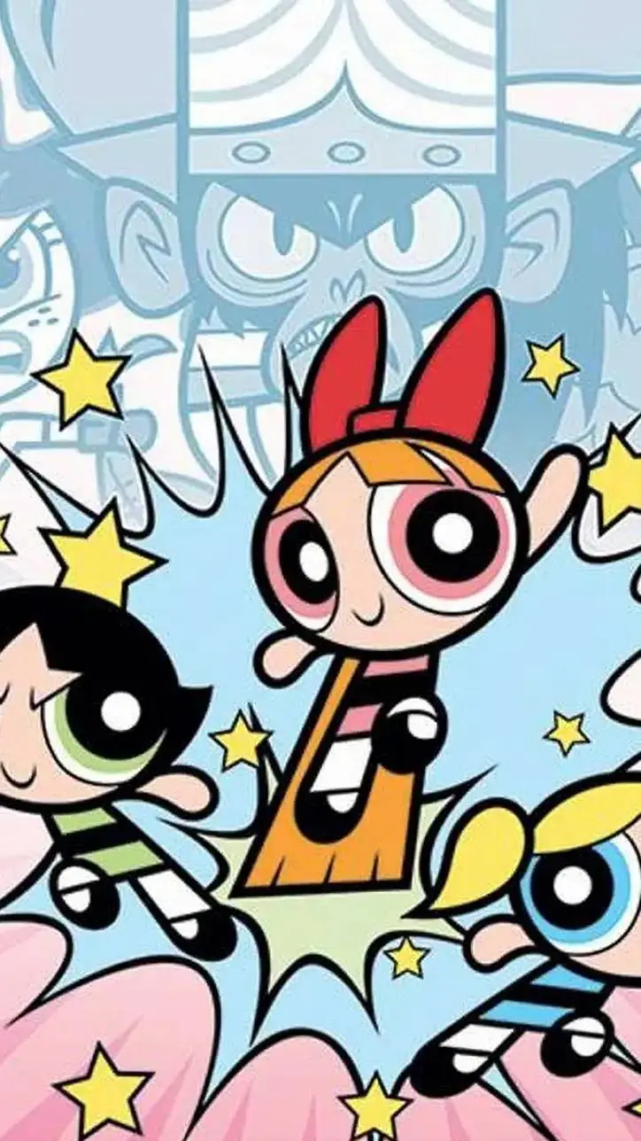 ai character: Powerpuff girls  background
