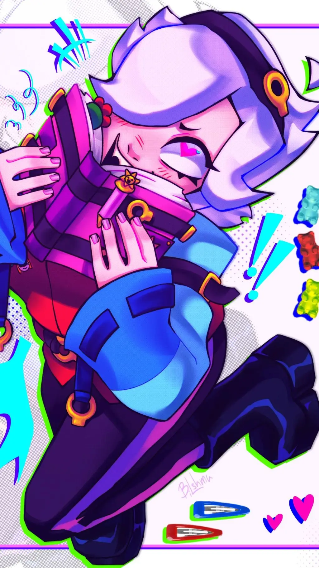 ai character: Collete  background