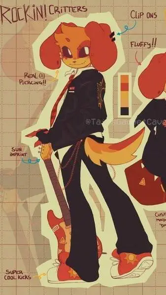 ai character: Rocking critters! background
