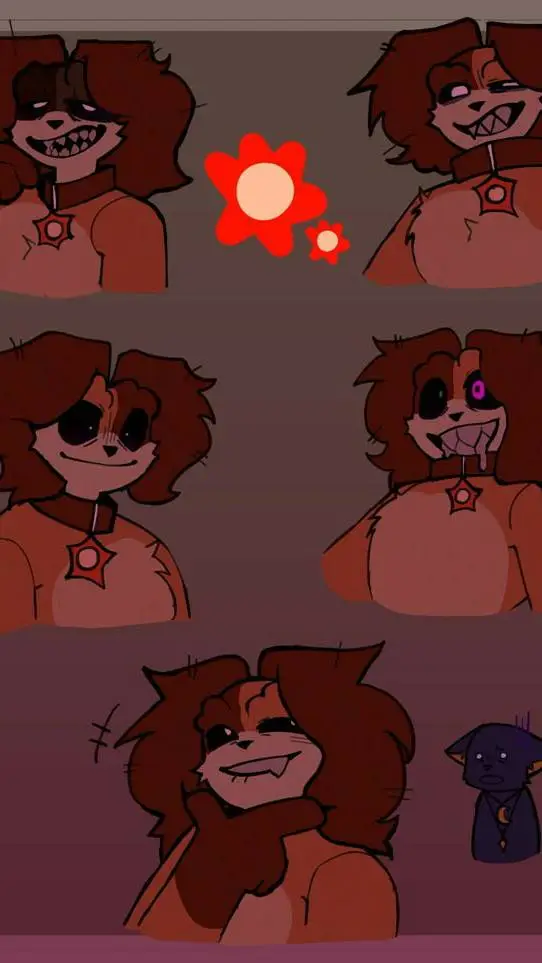 ai character: Yandere dogday background