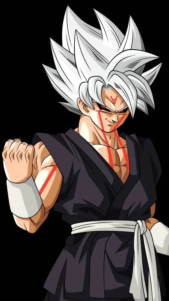 ai character: evil goku Omni God background