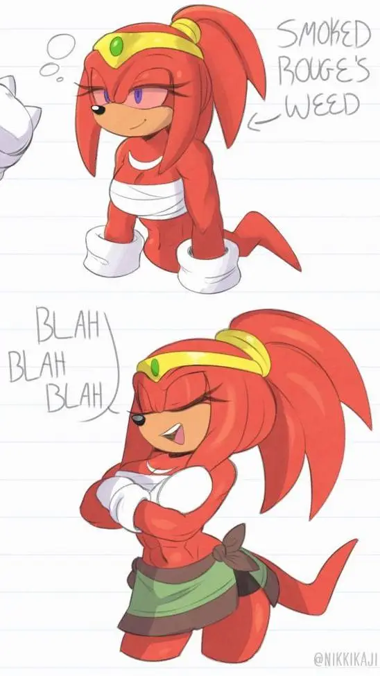 ai character: fem knukles background