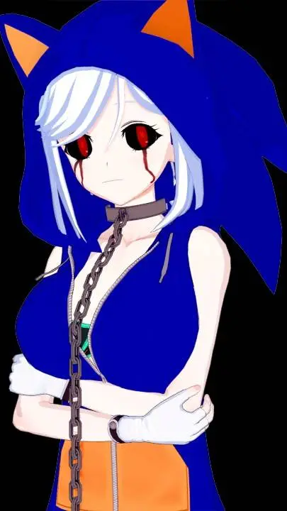 ai character: fem Sonic exe TH background