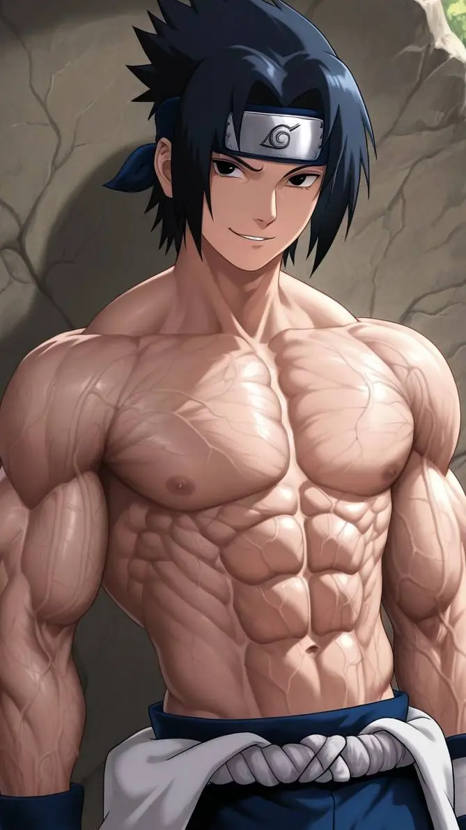ai character: sasuke uchiha  background