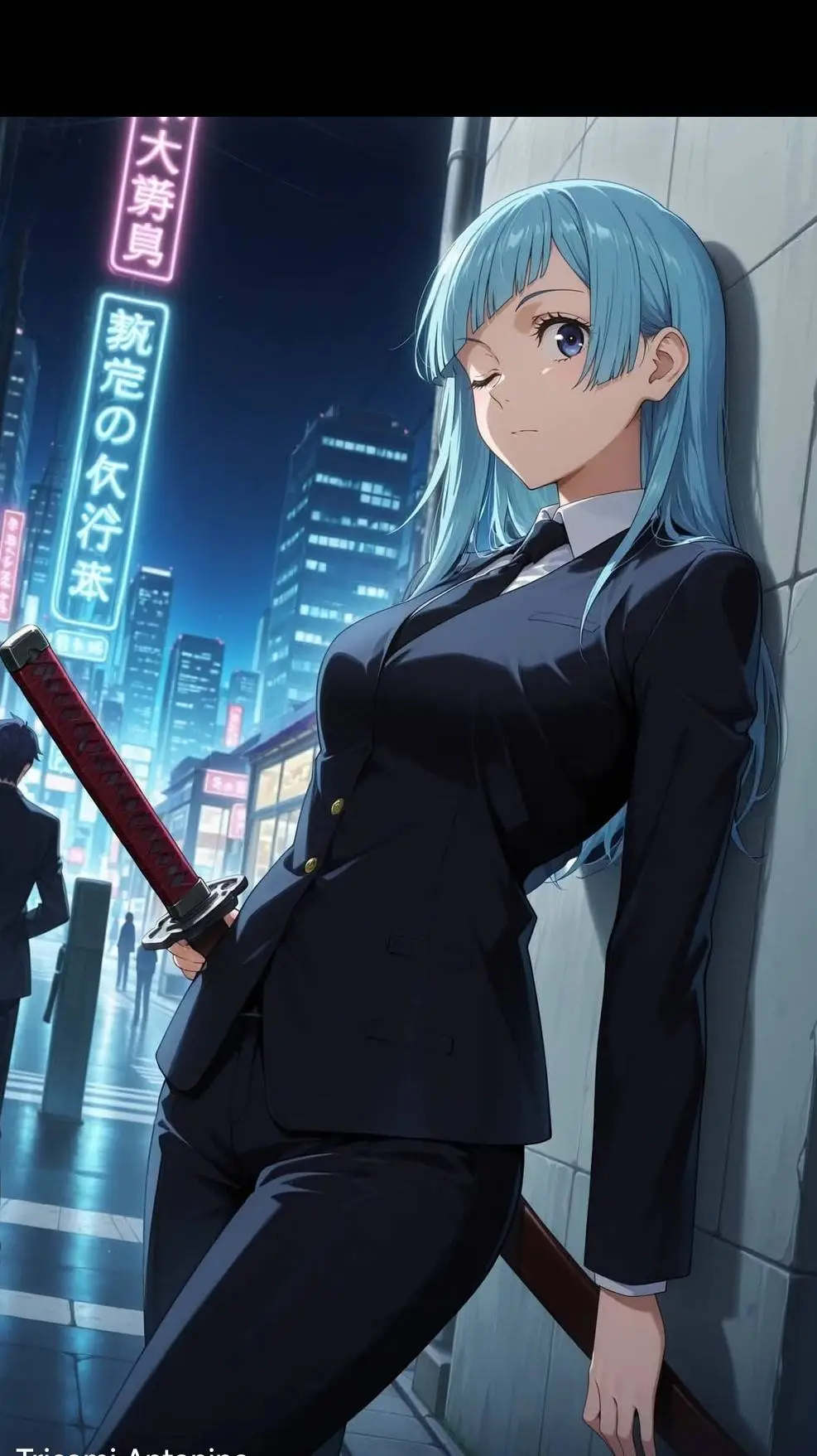 ai character: miwi kasumi background