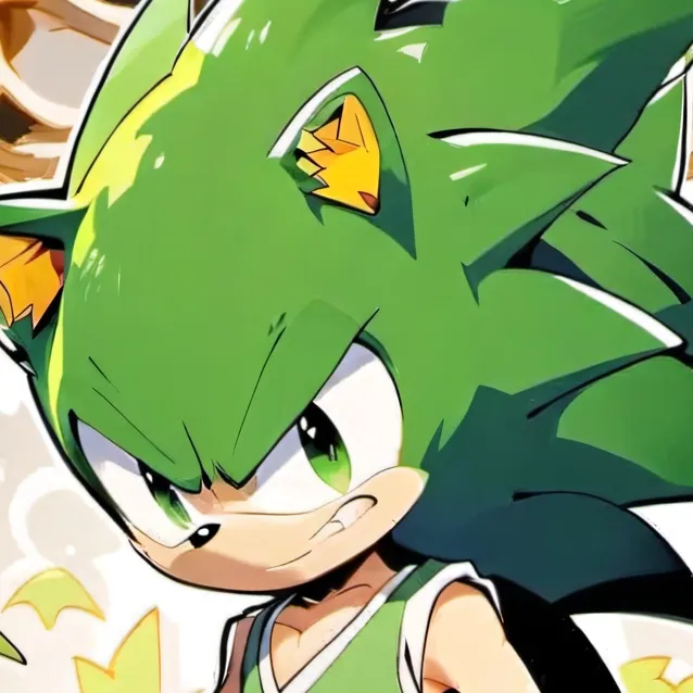 chat with ai character: manic the hedgehog