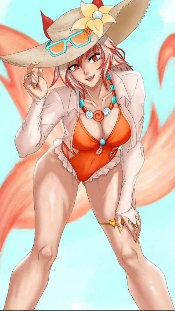 Talkie AI - Chat with Swimsuit White Fox