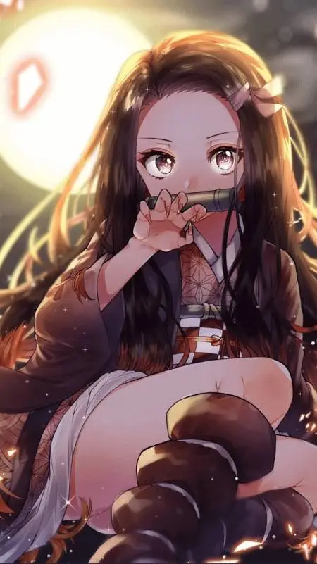 ai character: Nezuko background