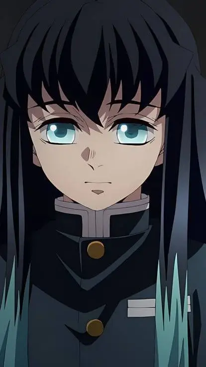 ai character: Tokito Muichiro 🖤🩵 background