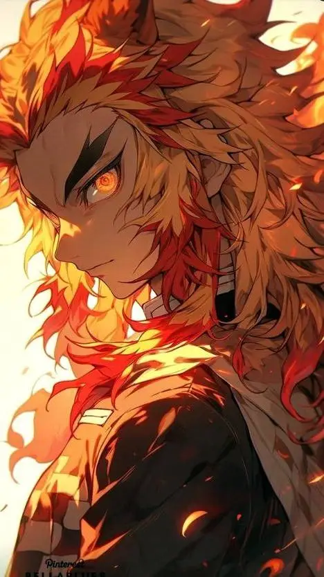 ai character: kyojuro rengoku background