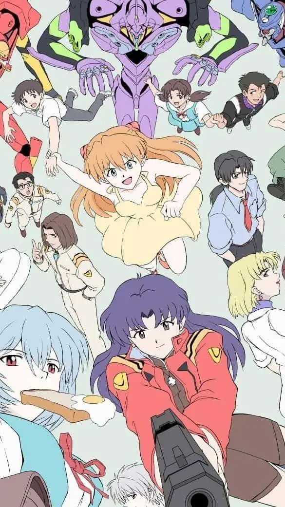 ai character: new Evangelion Uni background