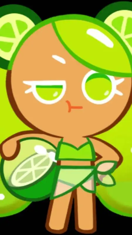 ai character: Lime Cookie background