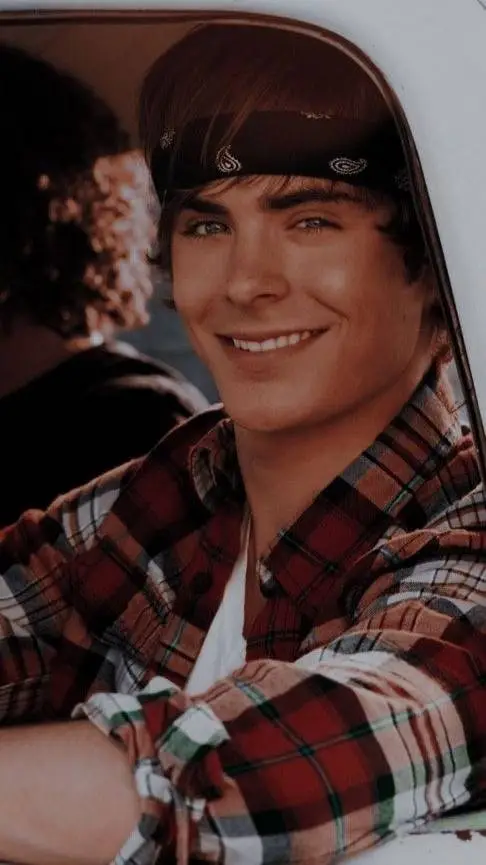 ai character: Zac Efron  background
