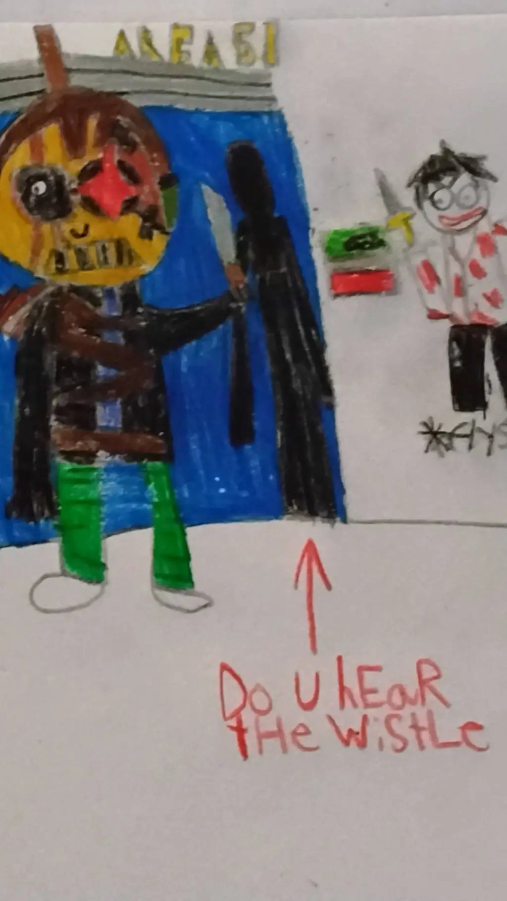 ai character: Area 51 background