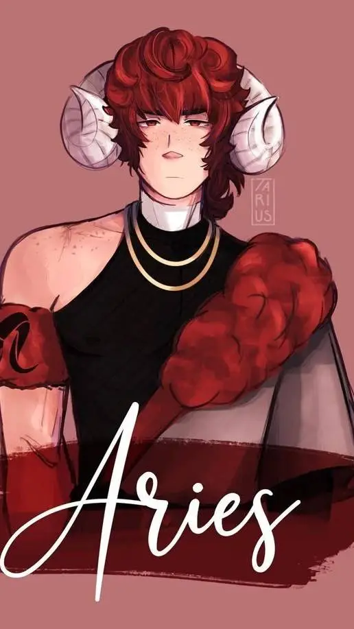 ai character: Aries ☠️ background