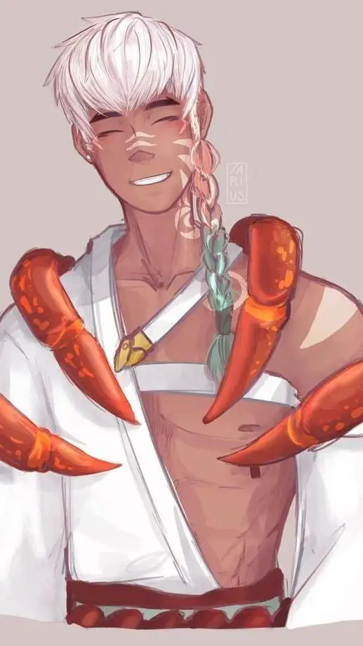 ai character: cancer 🦀🦀 background