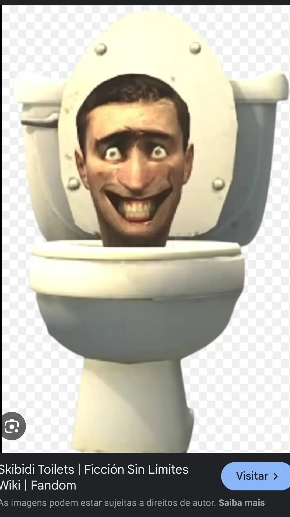 ai character: squibidi toilet  background