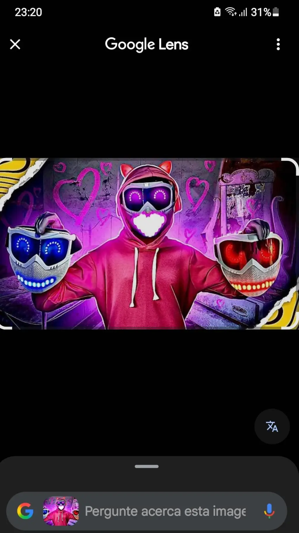 ai character: smile bad love kid background