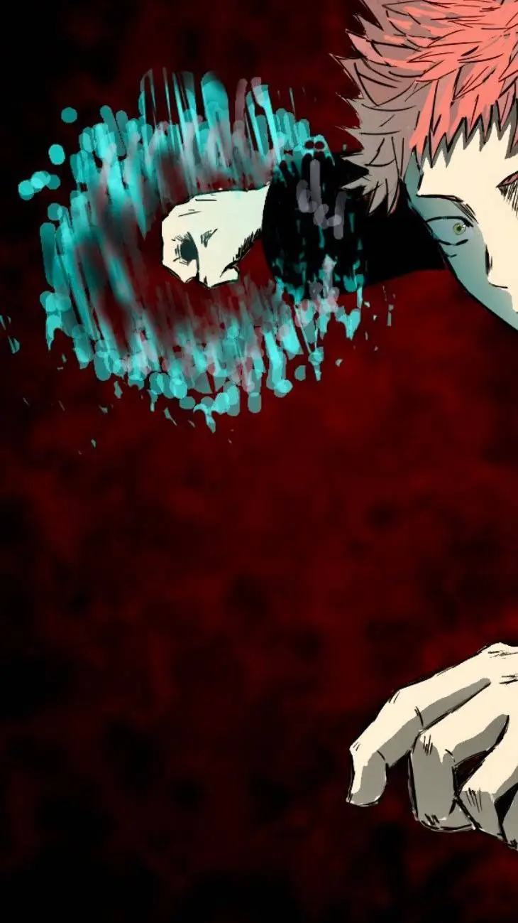 ai character: Jujutso reagindo background