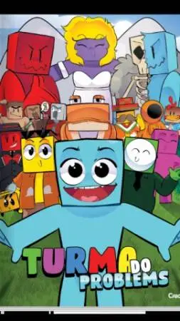 ai character: Turma do problems background