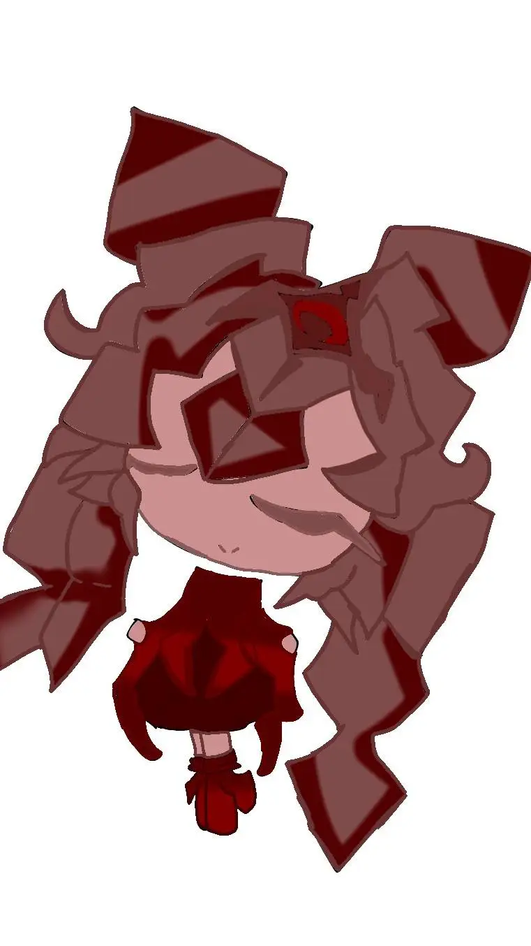 ai character: Red Crystal Cookie background